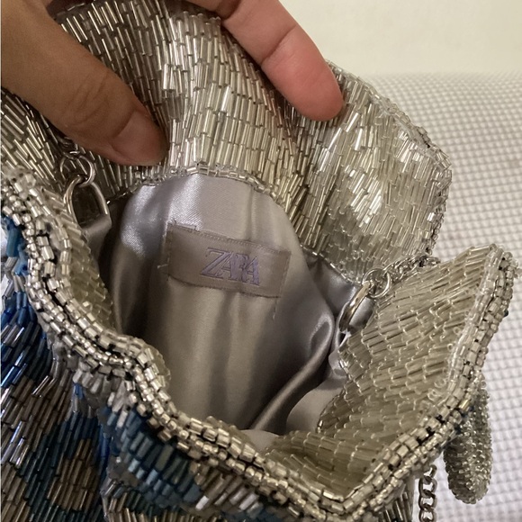Zara Beaded Party Holiday Purse Bag - Picture 5 of 6
